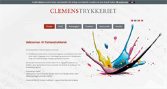 Desktop Screenshot of clemens.dk
