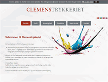 Tablet Screenshot of clemens.dk